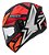 Capacete Peels Spike 2 Novo 1st Preto Brilho / Vermelho - Imagem 1