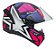 Capacete Peels Spike 2 Novo 1st Preto Brilho / Pink - Imagem 3