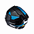 Capacete EBF XTroy MSV RMC Articulado Preto / Azul Com Óculos Interno - Imagem 6