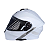 Capacete EBF XTroy Solid Shine Articulado Branco Com Óculos Interno - Imagem 3