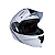 Capacete EBF XTroy Solid Shine Articulado Branco Com Óculos Interno - Imagem 4