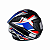 Capacete EBF XTroy FF 526 Rage Fechado Preto / Azul - Imagem 5
