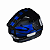 Capacete EBF XTroy Articulado MSV GTR Preto / Azul Com Óculos Interno - Imagem 6
