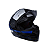 Capacete EBF XTroy Articulado MSV GTR Preto / Azul Com Óculos Interno - Imagem 2