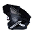 Capacete EBF XTroy  Articulado MSV Solid Spec Shine Preto Com Óculos Interno - Imagem 1