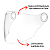 Viseira Capacete New Liberty 3 Cristal - Imagem 3