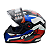Capacete FW3 Gtn Super Vermelho/Azul/Branco Sem Óculos - Imagem 1