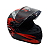 Capacete FW3 Gtn Speed Preto/Vermelho - Imagem 3