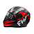 Capacete FW3 Gtn Speed Preto/Vermelho - Imagem 2