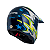 Capacete Bieffe 3 Sport AZV50 Azul / Amarelo + Viseira Fumê - Imagem 4