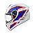 Capacete Drive 2 HG Pulse Branco/Azul - Imagem 1