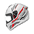 Capacete Drive 2 HG Flex Branco/Vermelho - Imagem 1