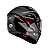 Capacete Drive 2 HG Pulse Preto/Vermelho - Imagem 3