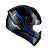 Capacete Drive 2 HG Flex Preto/Azul - Imagem 2