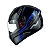 Capacete Drive 2 HG Flex Preto/Azul - Imagem 1
