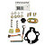 Suporte e Escovas Biz 110i 16-23 / Elite 125 19-23 Kit Comp - Imagem 2