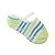 Meia com Antiderrapante Infantil | Listras Verde - Imagem 1