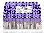 TUBO PARA COLETA DE SANGUE ROXO A VACUO EDTA K3 4ML PLAST C/100 UNIDADES – LABOR IMPORT - Imagem 1