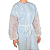 AVENTAL MANGA LONGA BRANCO PUNHO LATEX C/ 10 UNIDADES - SOFT ANADONA - Imagem 2