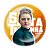 Botton Santa Teresinha | versão laranja — Teresinha adulta - Imagem 3