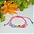 Pulseira de concha com Miçangas e com Regulagem em Macramê - Imagem 3