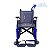 Cadeira de Rodas Dobrável Alumínio Obeso 150 kg 44 cm Azul - Imagem 4