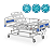Cama Hospitalar Manual Com Elevação 3 Movimentos 5 Posições Para Obesos Suporta Até 200 kg Dellamed - Imagem 4