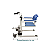Cadeira de Transferência Hidráulico  Manual  Obeso 120 kg - HealtClean - Imagem 6