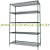 Estante aramada branca com 5 prateleiras para câmara fria - 67Lx37Px188A cm - Imagem 1