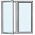 Porta de vidro para walk in cooler - kit 2 portas - Imagem 3