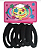 Xuxinha de cabelo preta kit c/6 - Imagem 1