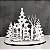 VILAREJO NATAL - Casa natalina - Enfeite natal MDF (20cmx16cm) - Imagem 3