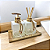Conjunto Glamour aromatizador + saboneteira - Imagem 1