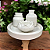 Conjunto de mini vasos decorativos Flor de Lótus - Imagem 1