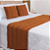 Kit Peseira de Tricot + 2 Capas de Almofadas Cama Queen - Imagem 1