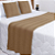 Kit Peseira de Tricot + 2 Capas de Almofadas Cama Queen - Imagem 1