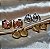 Kit com 04 brincos de pedras - Imagem 1