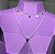Chocker Pingente Corações Laterais - Imagem 4