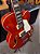 Guitarra Ibanez Semiacústica af75d  regulada zerada - Imagem 5