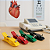 Eletrodo Cardioclip Color Tipo Garra P/ecg Eletrocardiograma Kit c/4 - Imagem 2