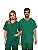 Pijama Cirúrgico Scrub Gabardine Unissex Verde Bandeira - Imagem 3