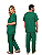 Pijama Cirúrgico Scrub Gabardine Unissex Verde Bandeira - Imagem 2