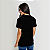Camiseta Básica Algodão Adulto Unissex Preta - Imagem 5