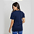 Camiseta Básica Algodão Adulto Unissex Azul Marinho - Imagem 5