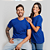 Camiseta Básica Algodão Adulto Unissex Azul Royal - Imagem 1