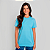 Camiseta Básica Algodão Adulto Unissex Azul Bebê - Imagem 4