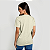 Camiseta Básica Algodão Adulto Unissex Off-White - Imagem 5