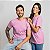 Camiseta Básica Algodão Adulto Unissex Rosa Bebê - Imagem 1