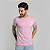 Camiseta Básica Algodão Adulto Unissex Rosa Bebê - Imagem 2