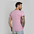 Camiseta Básica Algodão Adulto Unissex Rosa Bebê - Imagem 3